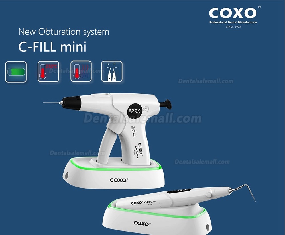 COXO C-Fill Mini Dental Wireless Endo Obturation Gun+ Pen Endodontic Obturation System Kit